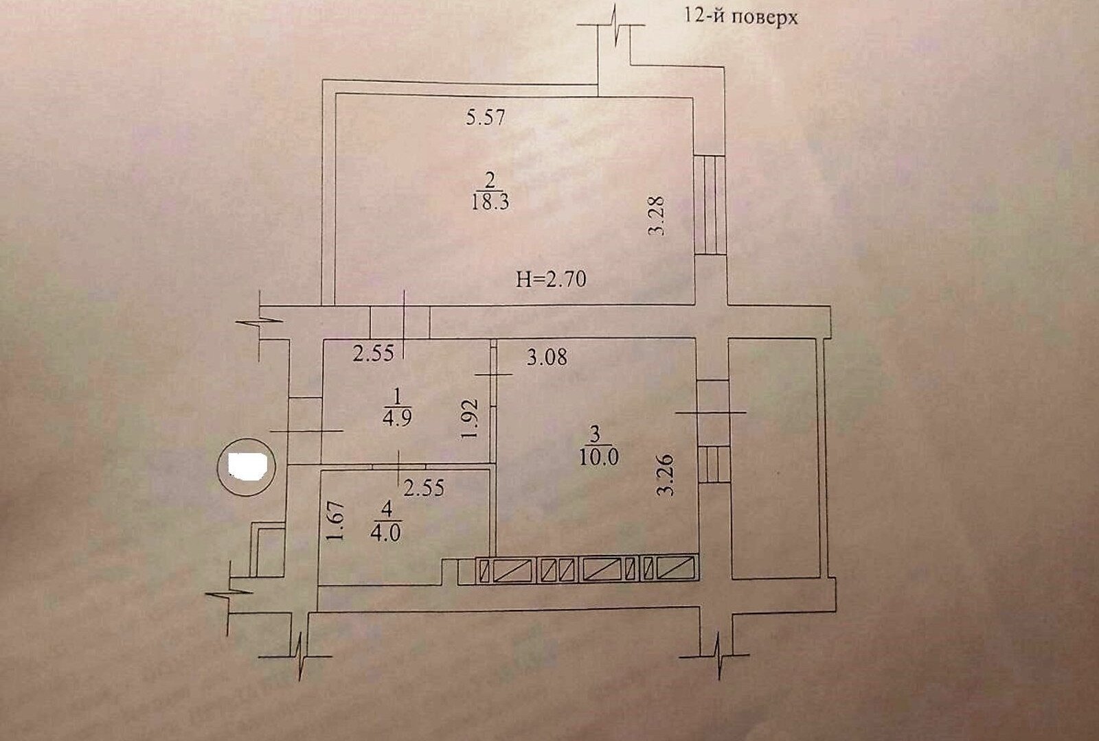 Продажа 1-комнатной квартиры 40 м²