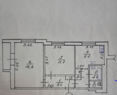 Продаж 2-кімнатної квартири 50 м²