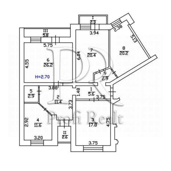 Продажа 4-комнатной квартиры 129 м², Борщаговская ул., 145