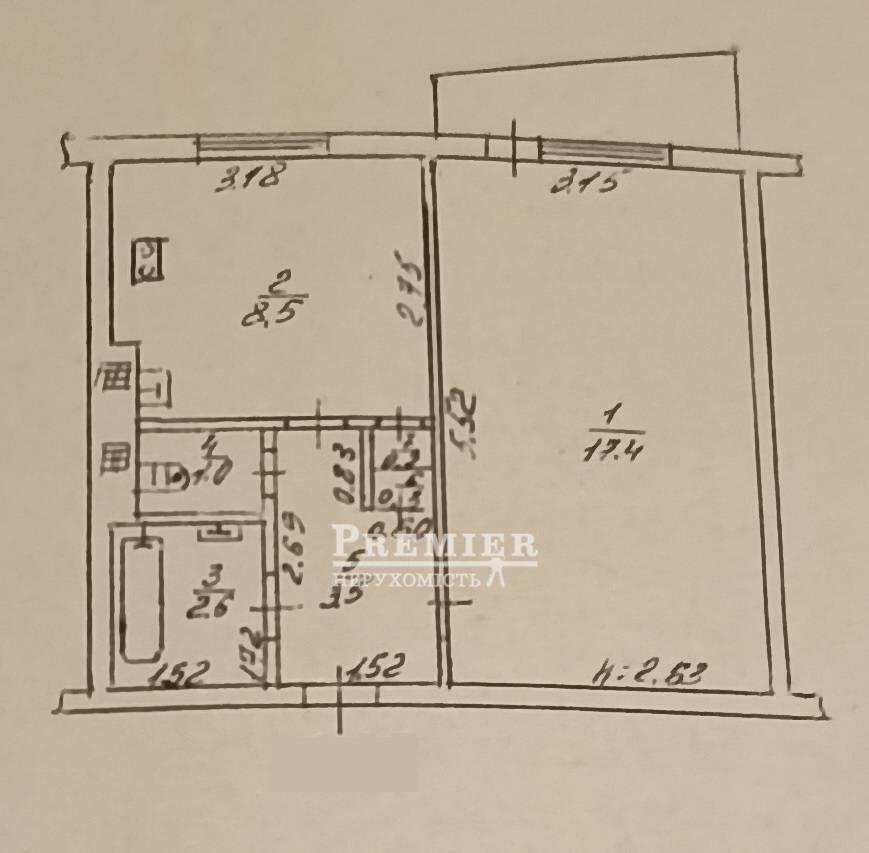 Продажа 1-комнатной квартиры 34 м², Добровольского просп.