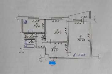 Продаж 2-кімнатної квартири 45 м²