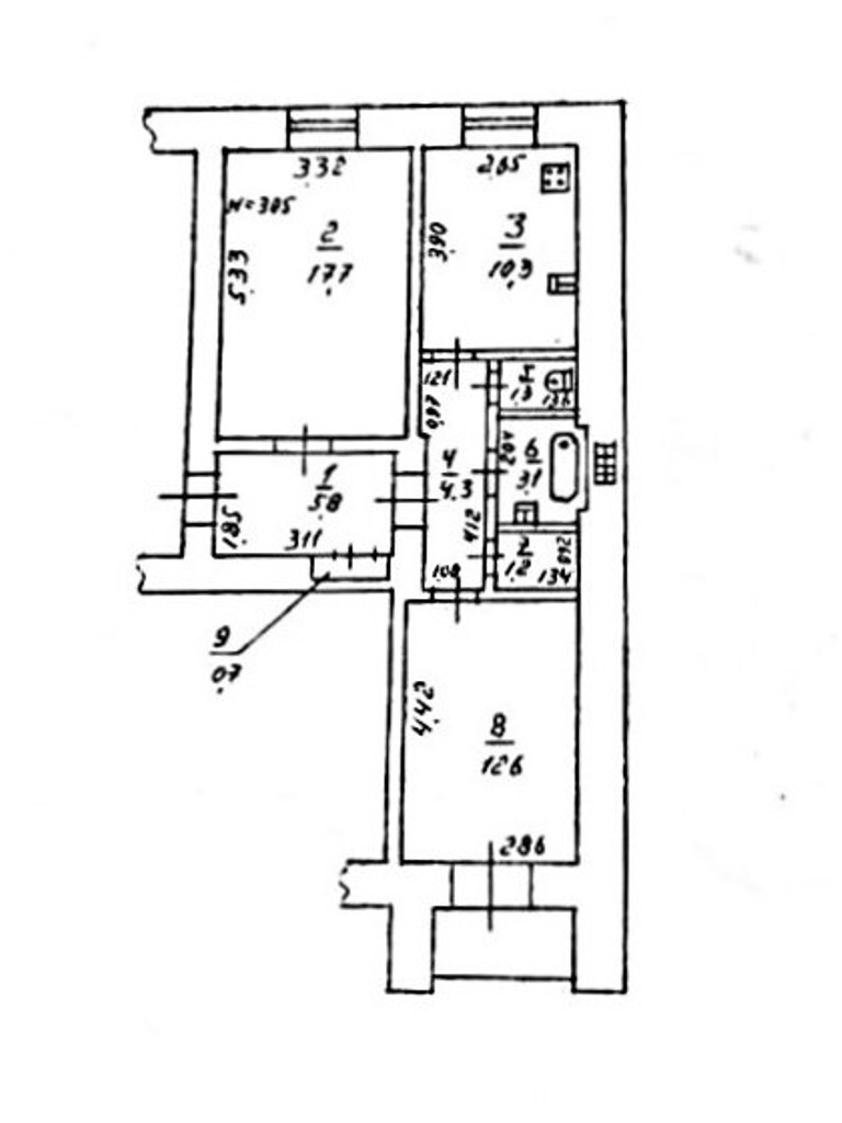 Продаж 2-кімнатної квартири 58 м², Еврейская вул., 36