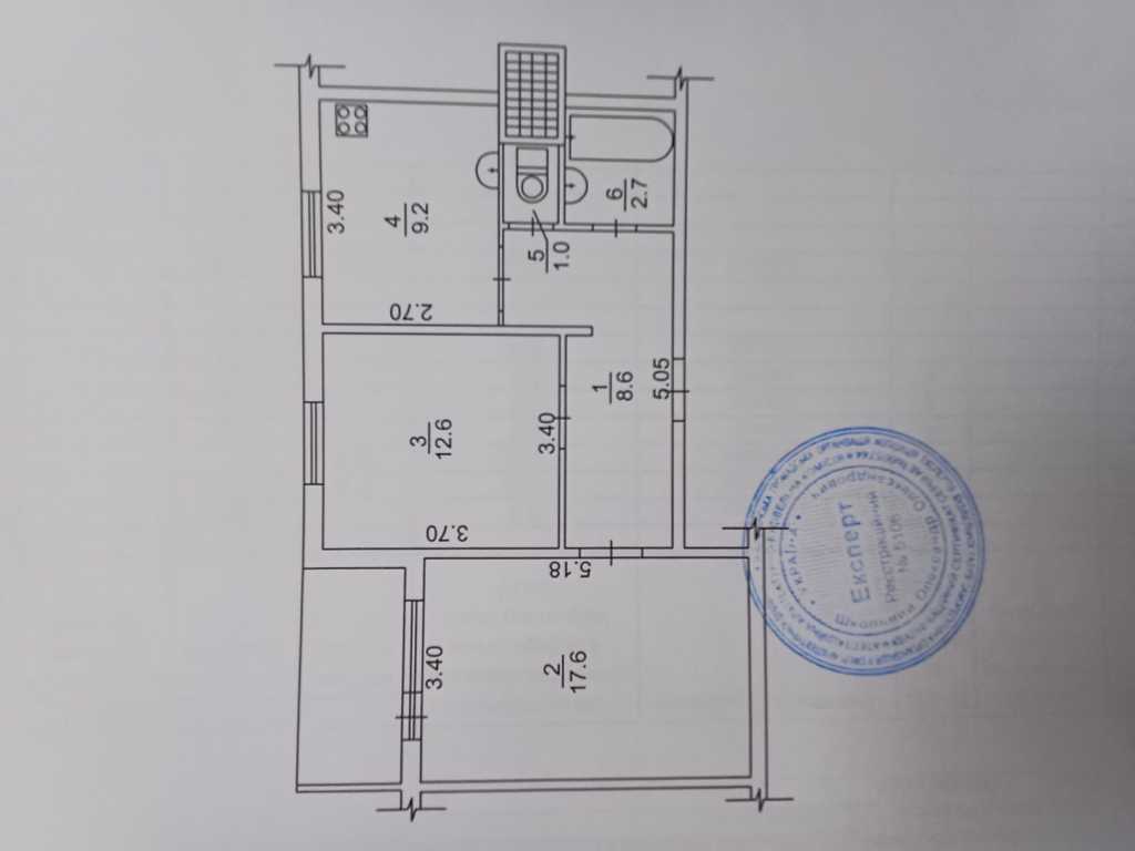 Продаж 2-кімнатної квартири 52 м², Військове містечко 11-е вул.