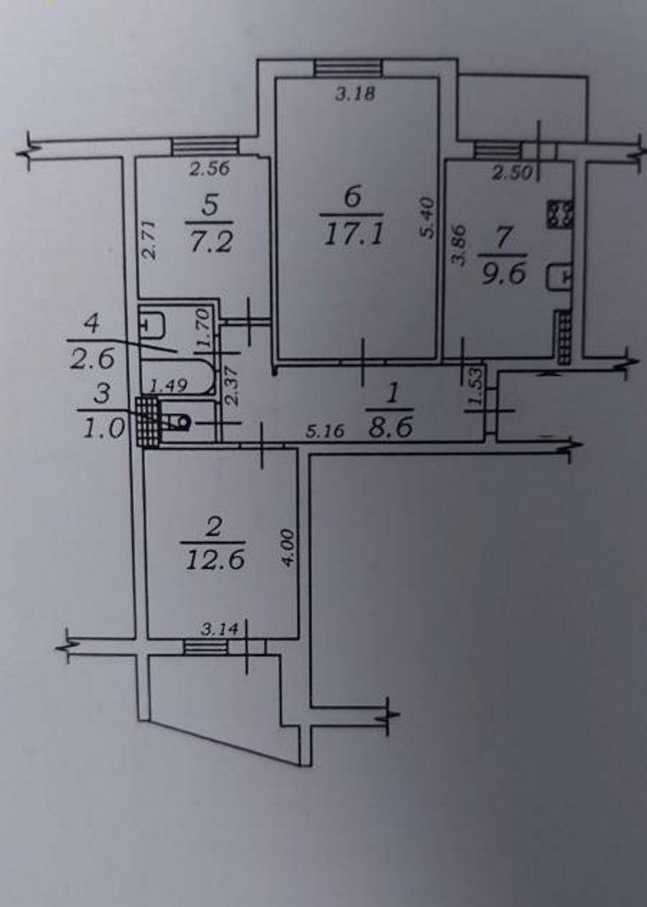 Продажа 3-комнатной квартиры 63 м², Десантный бул.