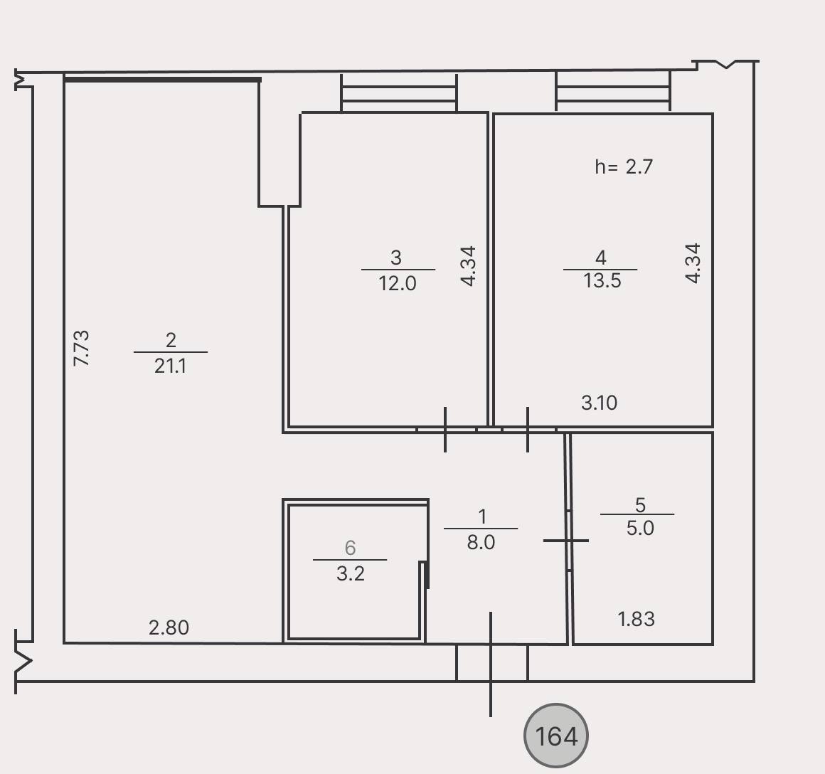 Продажа 3-комнатной квартиры 63 м², Соборная ул., 122