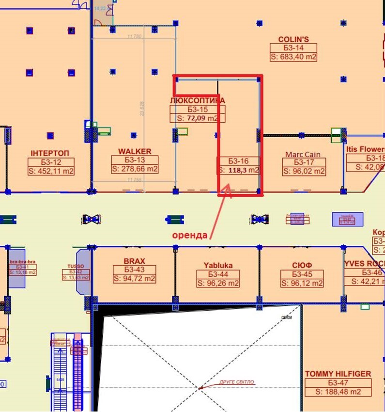 Оренда магазину 126 м², Вадима Гетьмана вул., 6