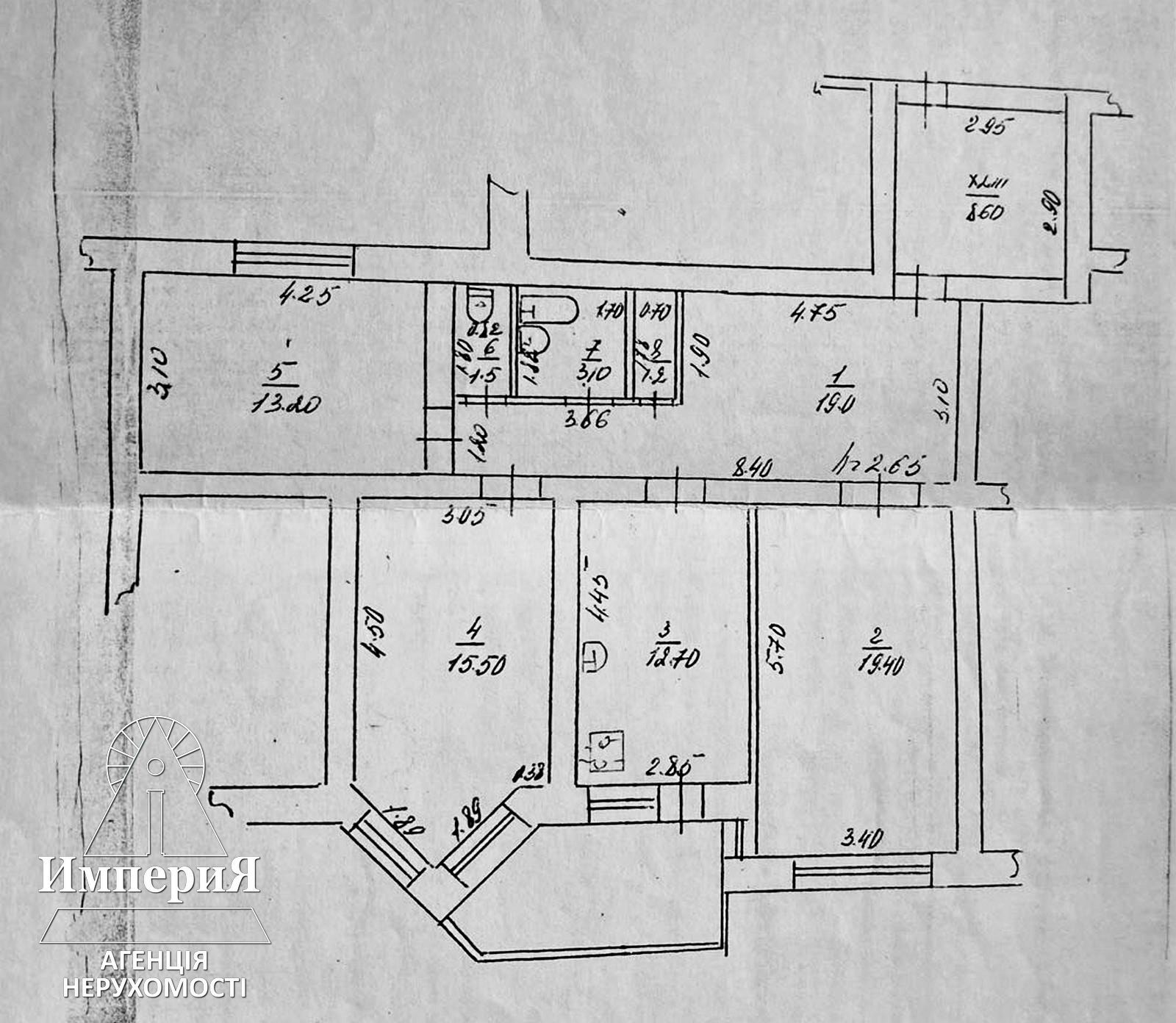 Продаж 3-кімнатної квартири 91.6 м², Олександрійський бул., 99