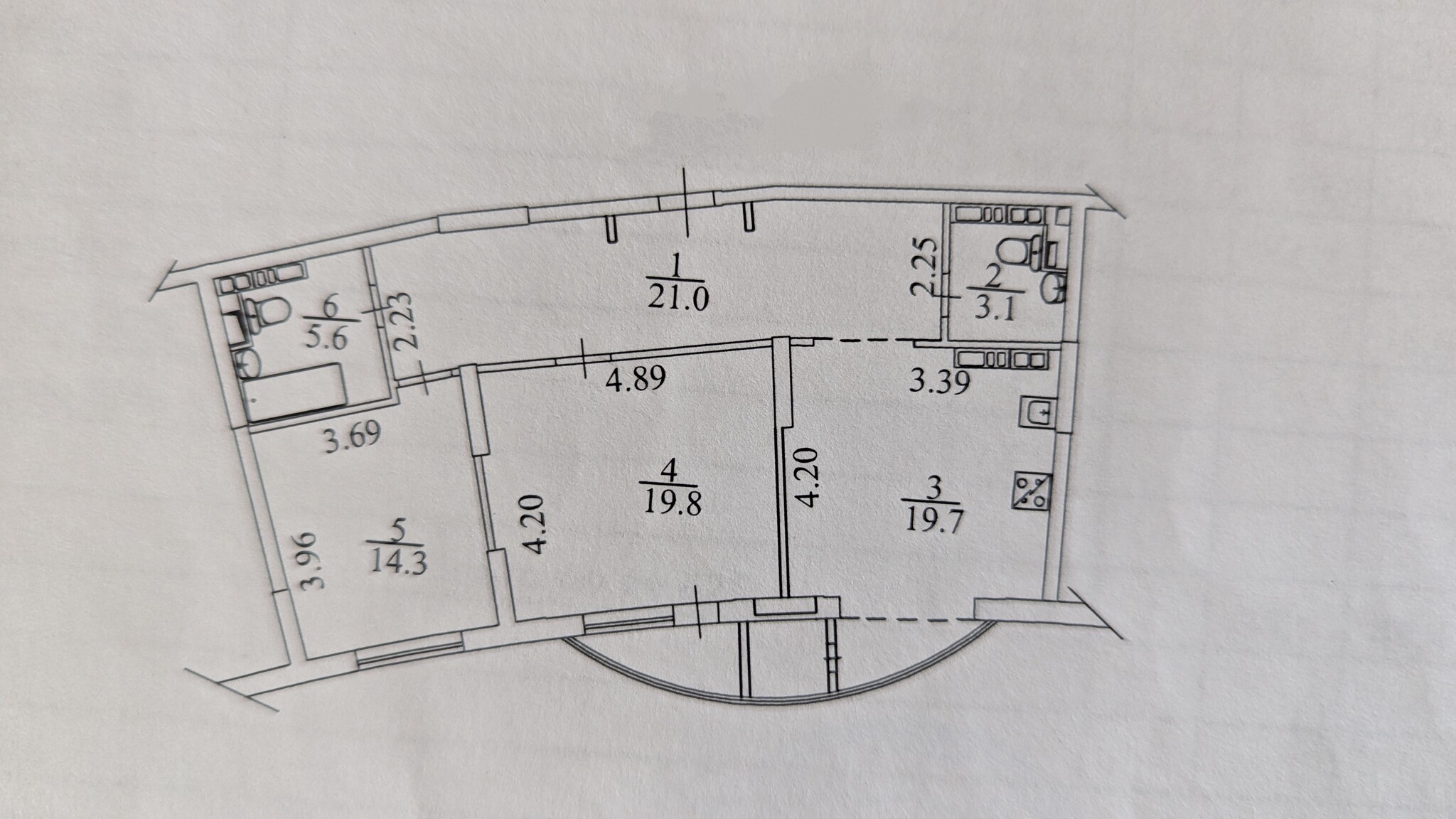 Продажа 2-комнатной квартиры 85.8 м², Урловская ул., вул.11/44