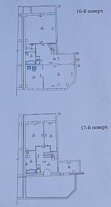 Продаж 4-кімнатної квартири 217 м²