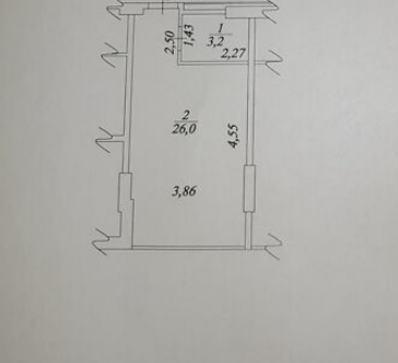 Продаж 1-кімнатної квартири 29 м²