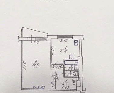 Продаж 1-кімнатної квартири 37 м²