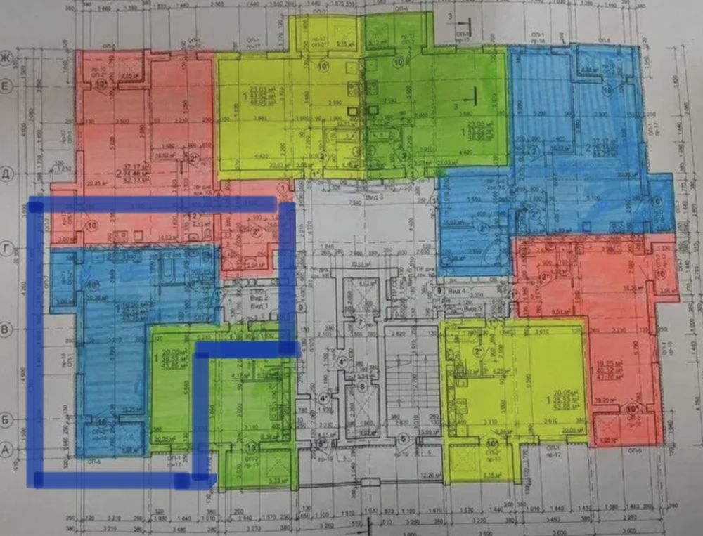 Продажа 1-комнатной квартиры 48 м²