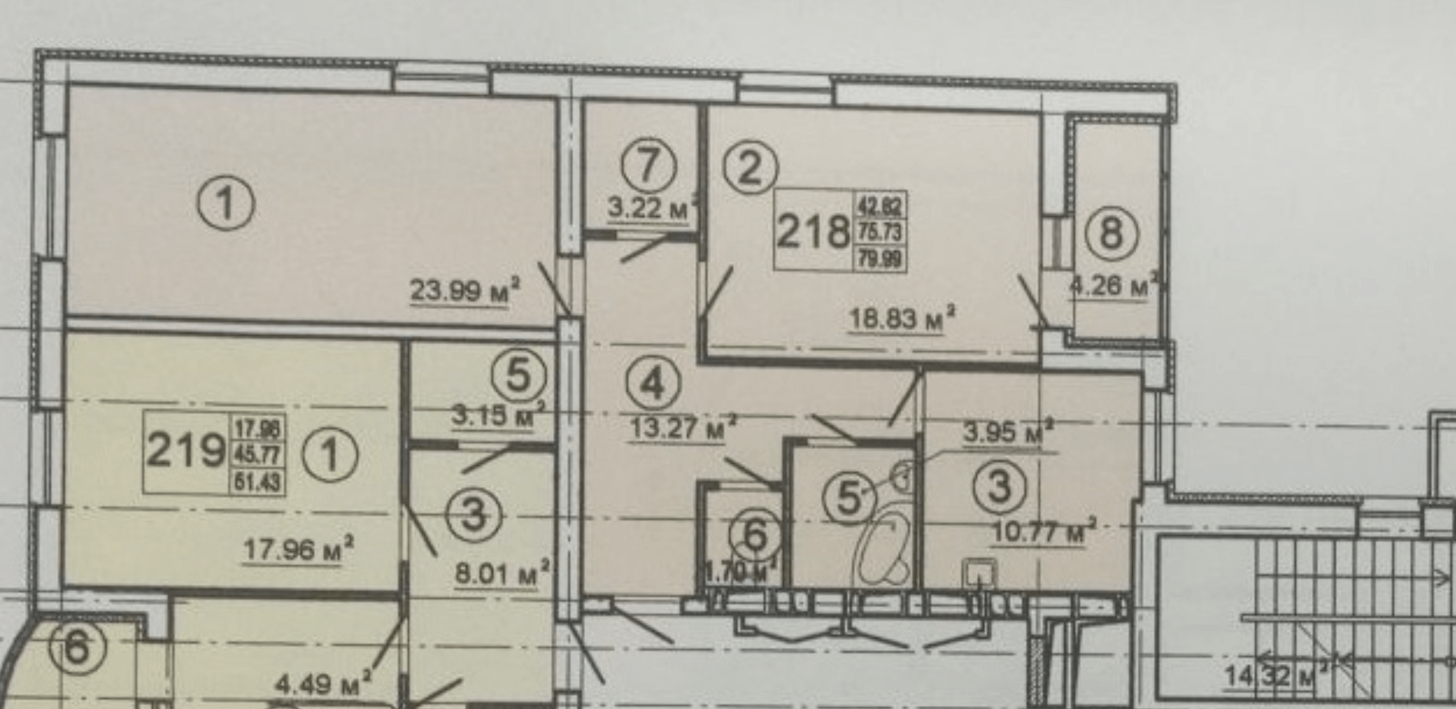 Продаж 2-кімнатної квартири 79 м²