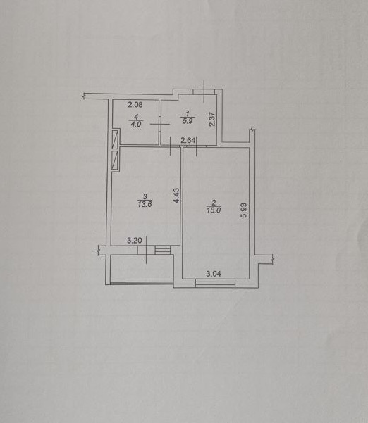 Продажа 1-комнатной квартиры 45 м², Симоненко ул., 111