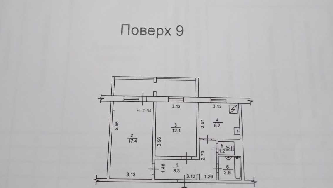 Продаж 2-кімнатної квартири 55 м², Оноре де Бальзака вул., 73