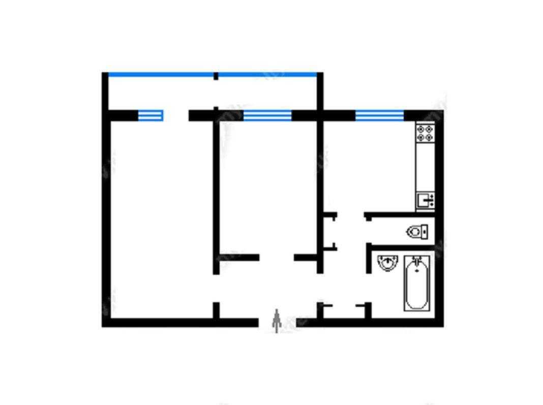 Продажа 2-комнатной квартиры 52 м², Срибнокильская ул., 22А