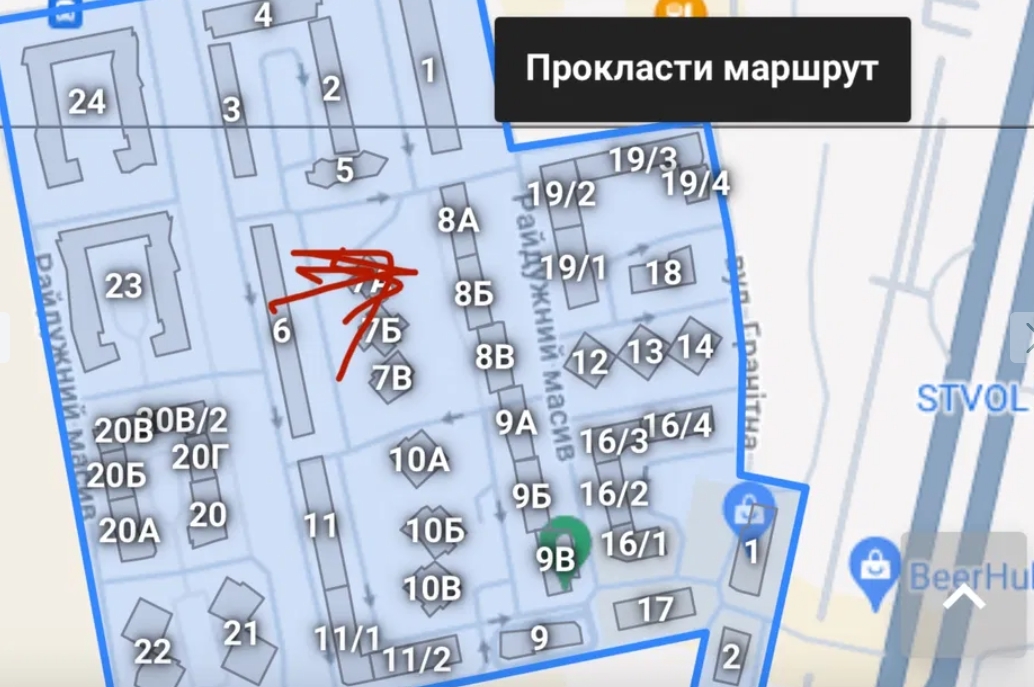 Оренда приміщення вільного призначення 74 м², Массив Радужный вул.