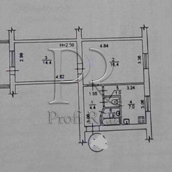 Продажа 2-комнатной квартиры 48 м², Уликовая ул., Харківське шосе, 21