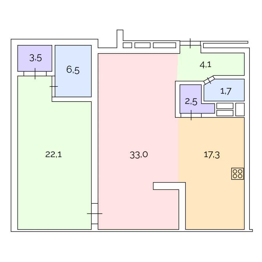 Продажа 2-комнатной квартиры 90.7 м², Михаила Драгомирова ул., 16