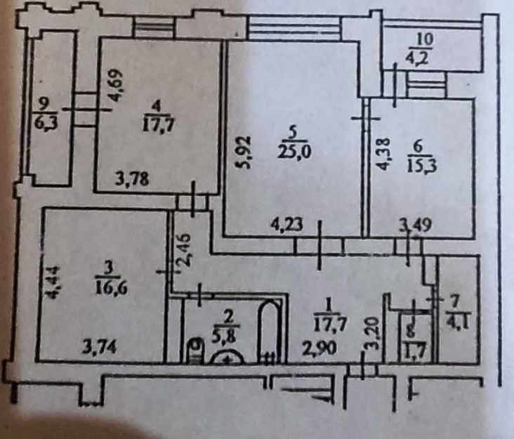 Продажа 3-комнатной квартиры 114 м², Туровская ул., 24