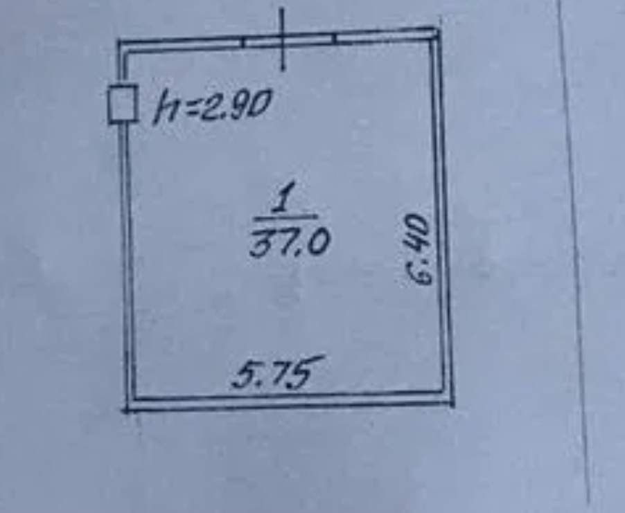 Оренда приміщення вільного призначення 37 м², Греческая пл.