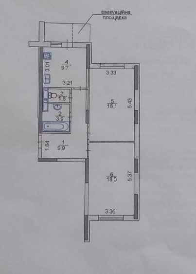 Продажа 2-комнатной квартиры 62.8 м², Сергея Данченко ул., 32Б