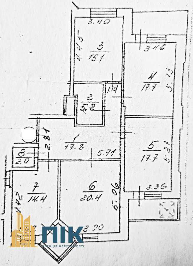 Продажа 4-комнатной квартиры 120 м², Гайдара, 27