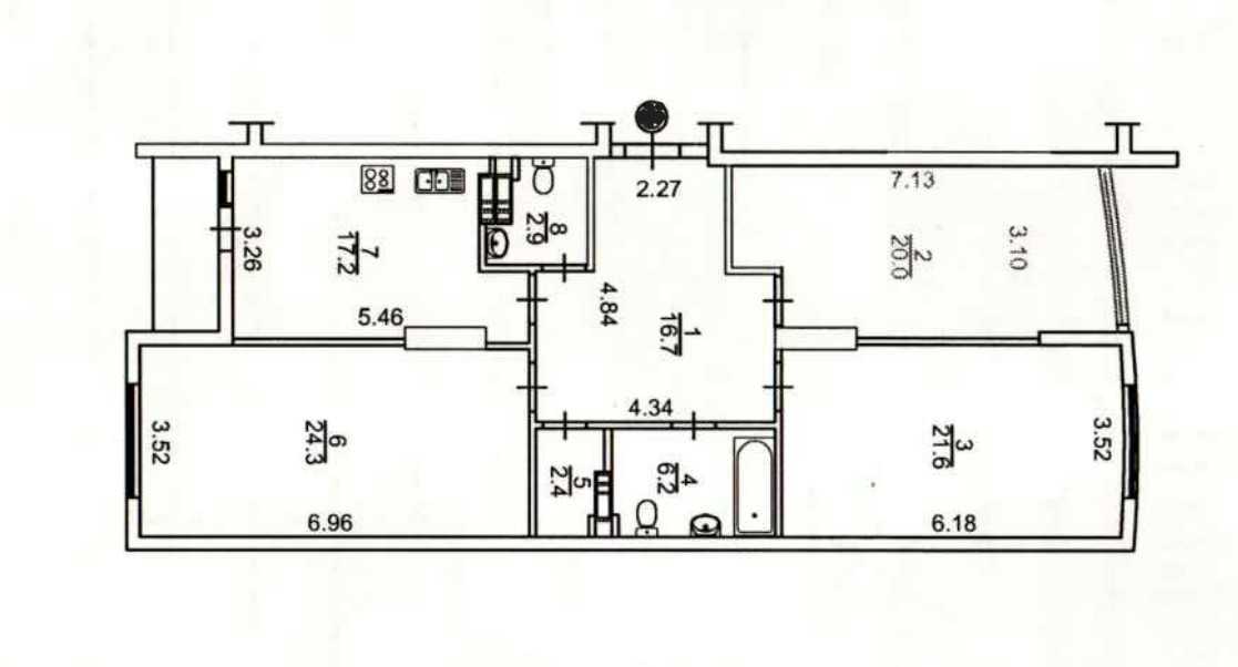 Продажа 3-комнатной квартиры 115 м², Михаила Максимовича ул., 3Д