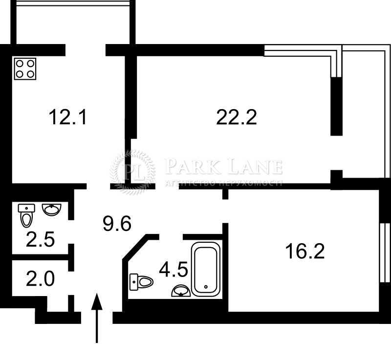 Продаж 2-кімнатної квартири 75 м², Анри Барбюса, 53