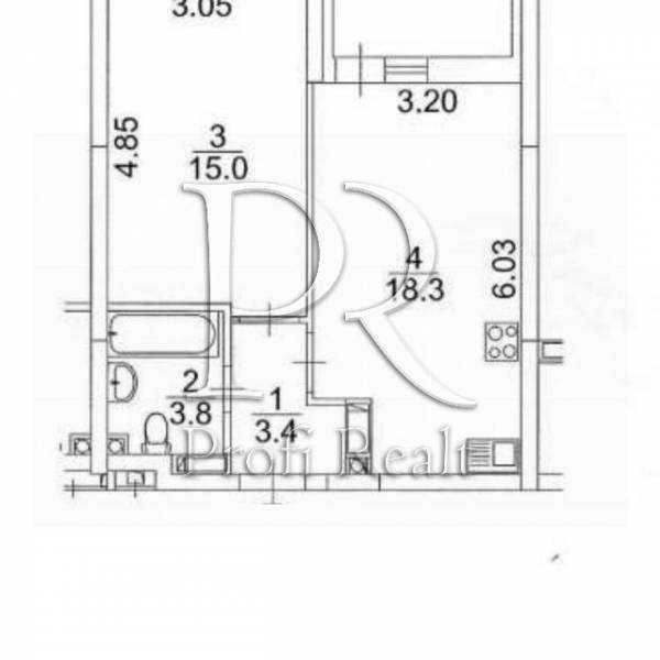 Продажа 1-комнатной квартиры 44 м², Воздухофлотский просп., 56Б