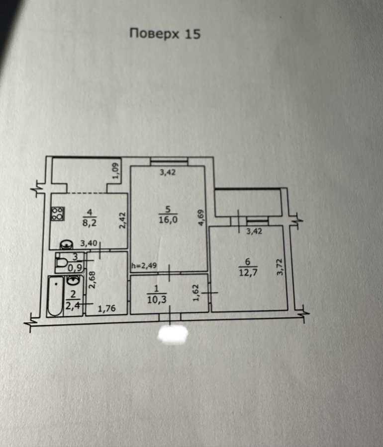 Продаж 2-кімнатної квартири 58 м², Олександра Попова вул., 17