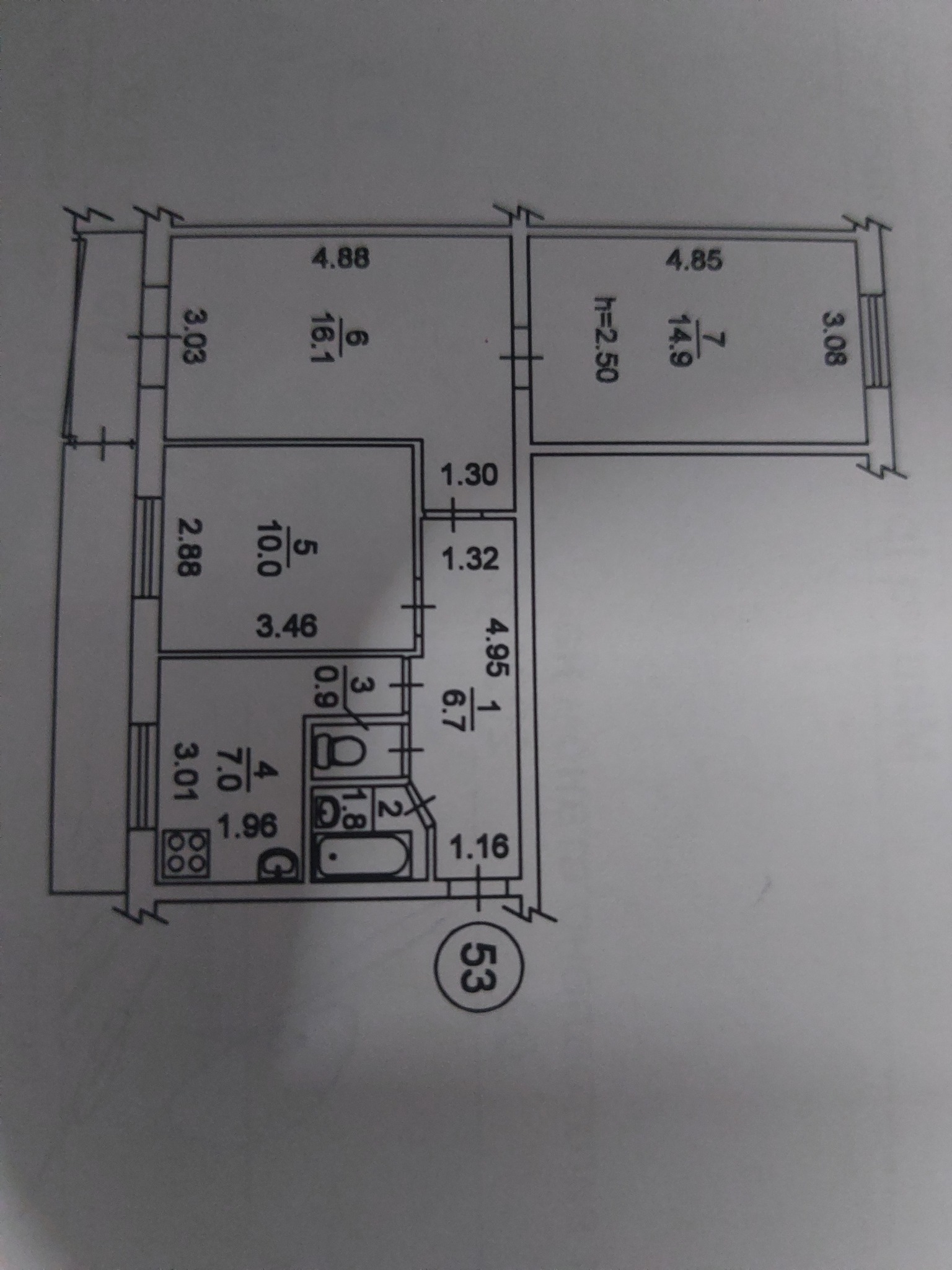 Продаж 3-кімнатної квартири 62 м², Академіка Курчатова вул., 3А