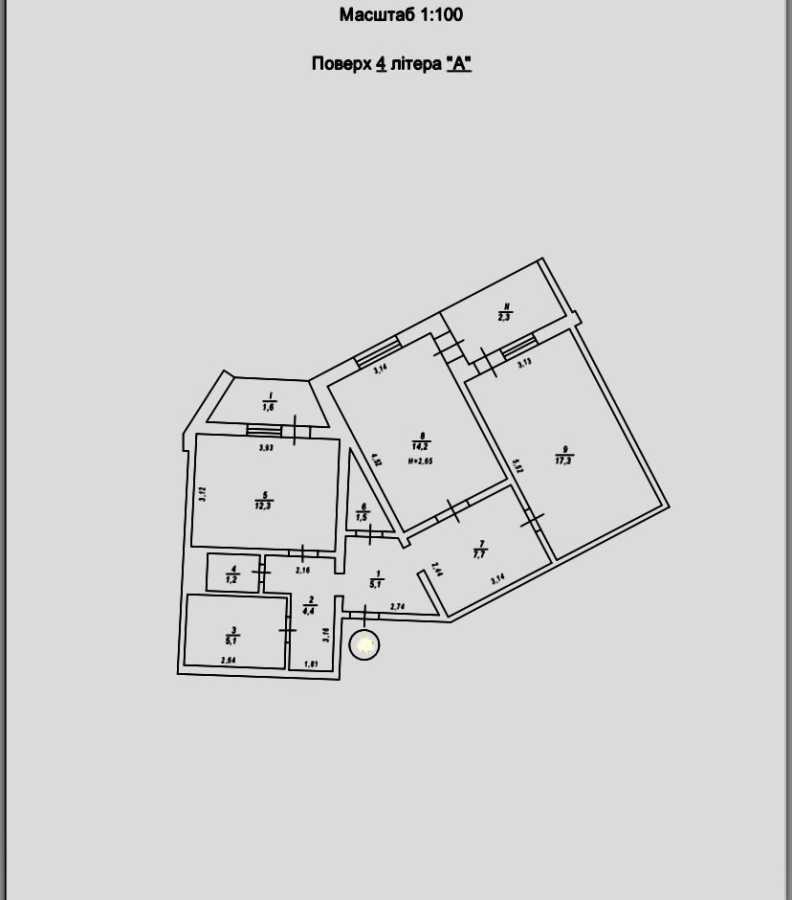 Продаж 2-кімнатної квартири 72.7 м², Георгія Гонгадзе просп., 18Д