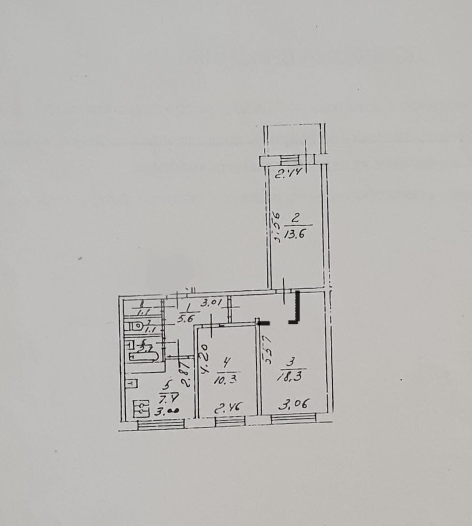 Продаж 3-кімнатної квартири 62.24 м², Прирічна вул., 17