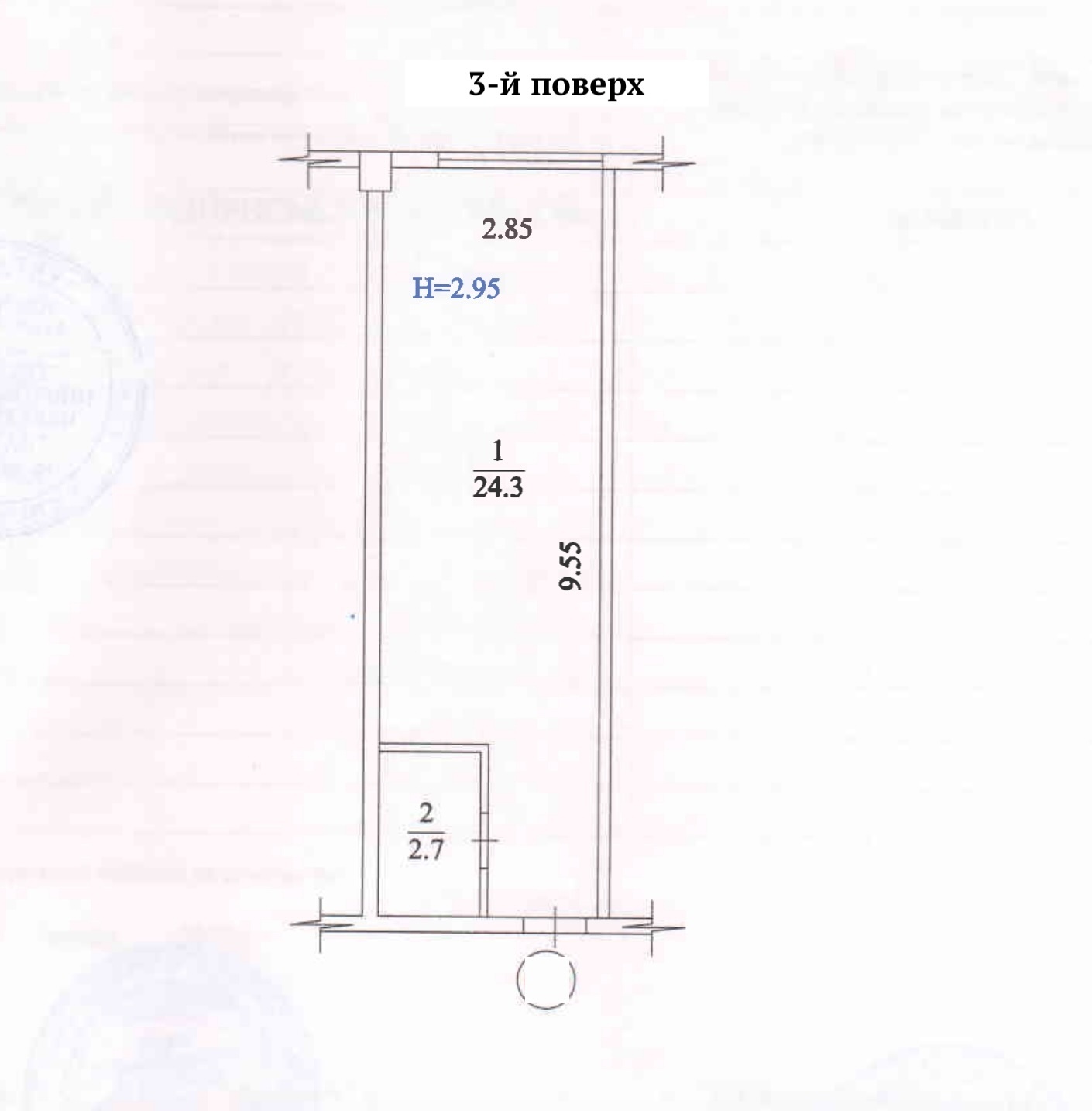 Продаж 2-рівневої квартири 39 м², Героїв Харькова просп., 118