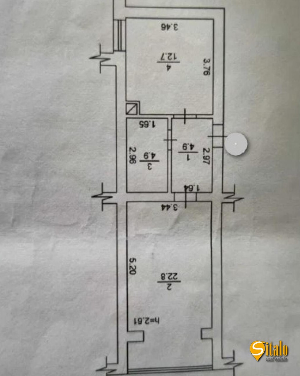 Продаж 1-кімнатної квартири 45 м²