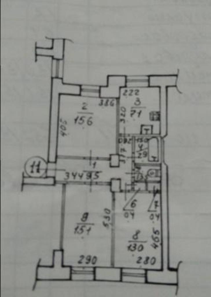 Продажа 3-комнатной квартиры 69 м², Криворожская ул.