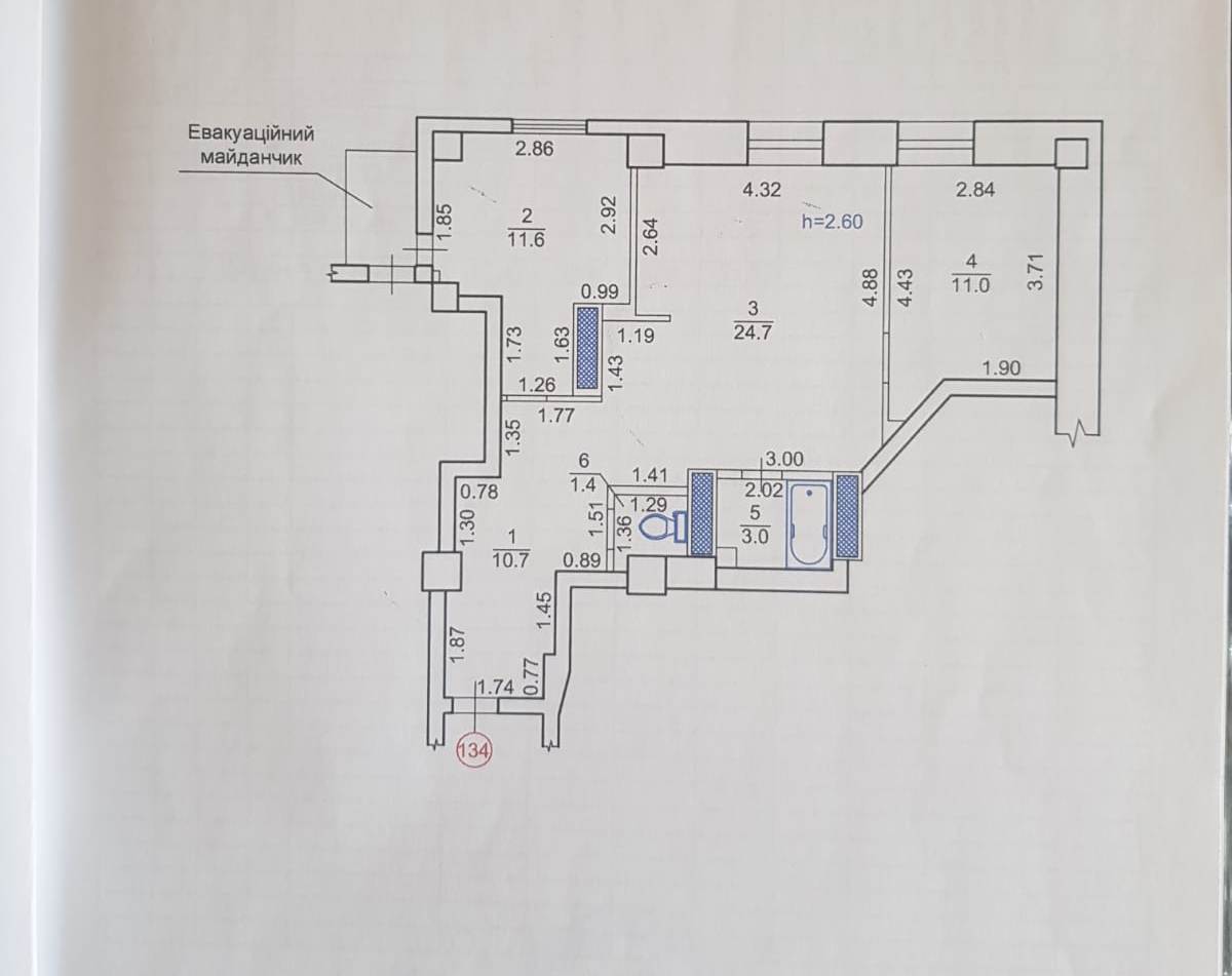 Продаж 2-кімнатної квартири 62 м², Олександра Поля просп., 27Д