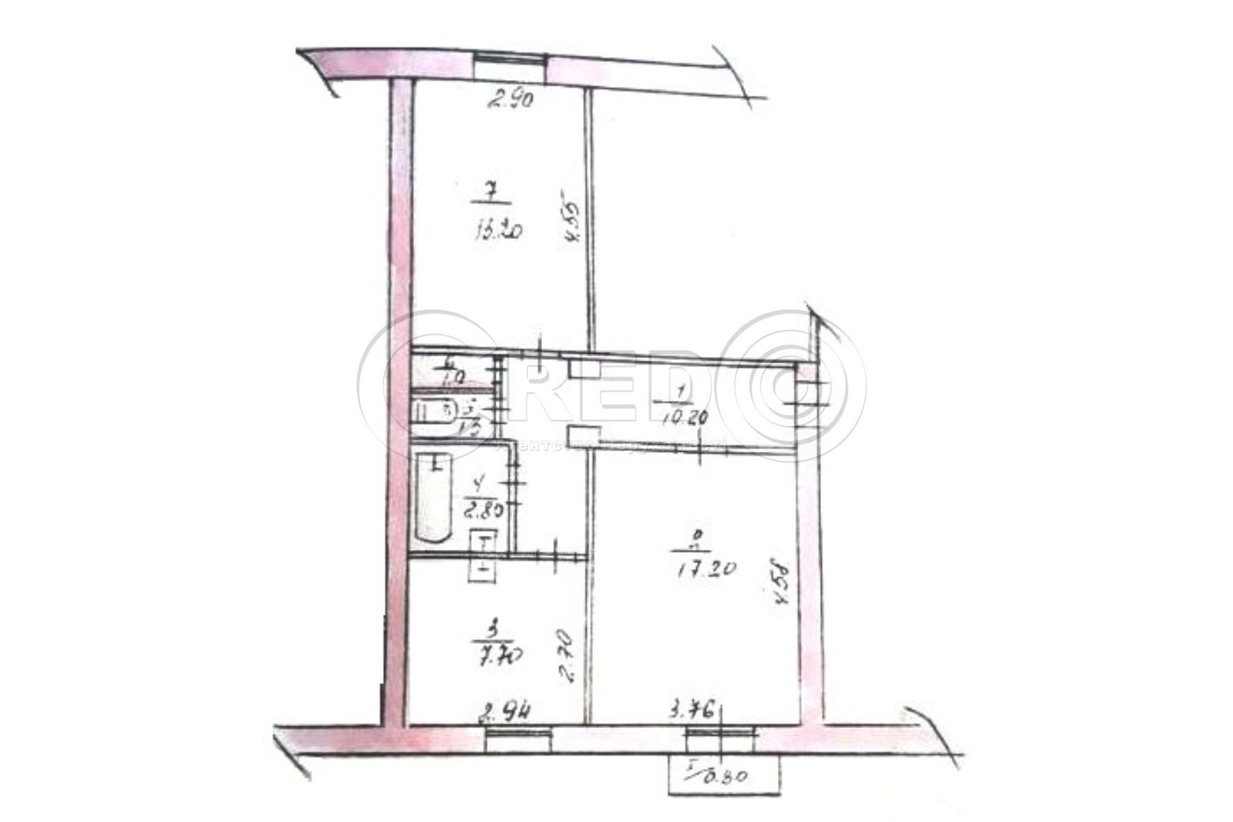 Продажа 2-комнатной квартиры 54.2 м², Вадима Гурова ул.