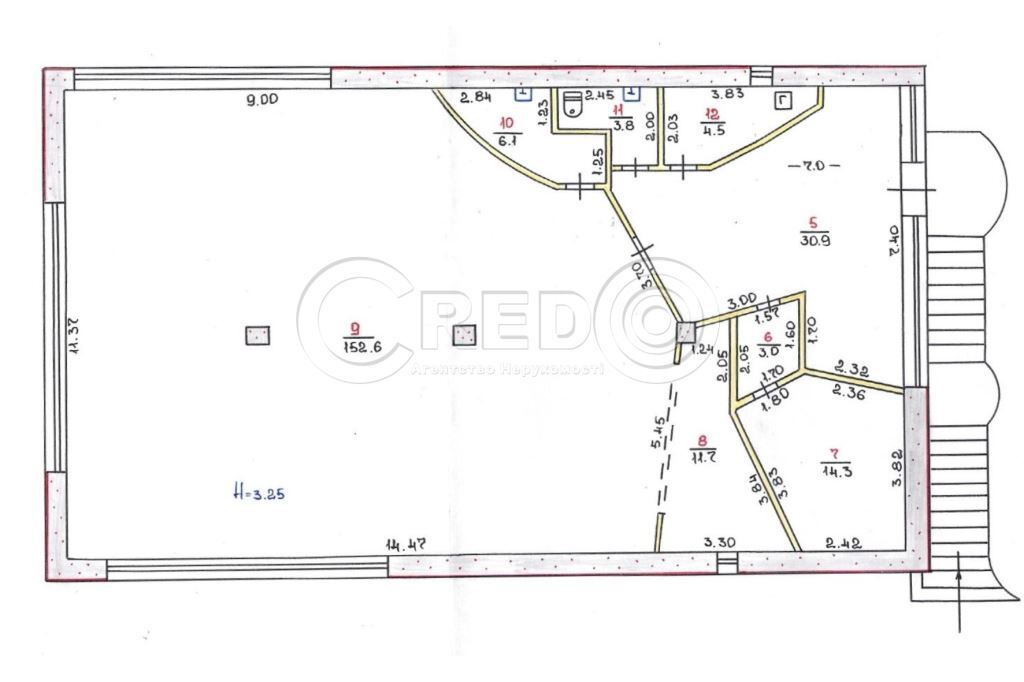 Оренда торговельного приміщення 227 м², Соборності вул.