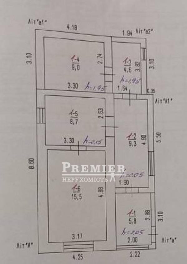 Продаж будинку 53 м²