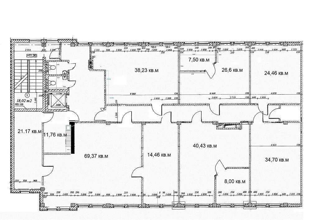 Аренда офиса 340 м², Спасская ул.