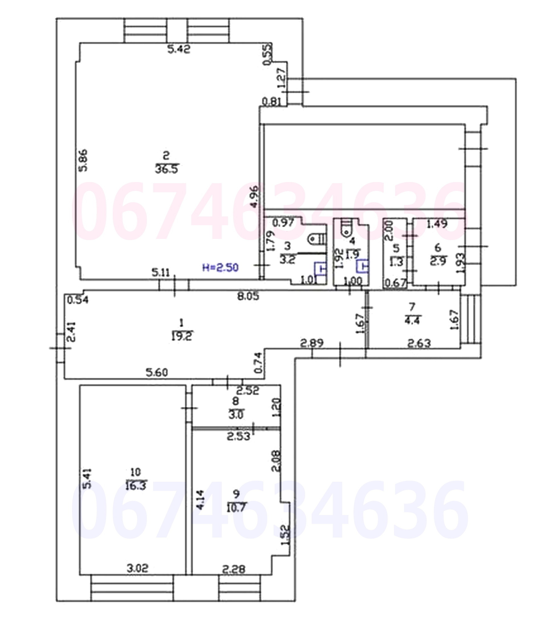 Оренда офісу 100 м², Лєскова вул., 4