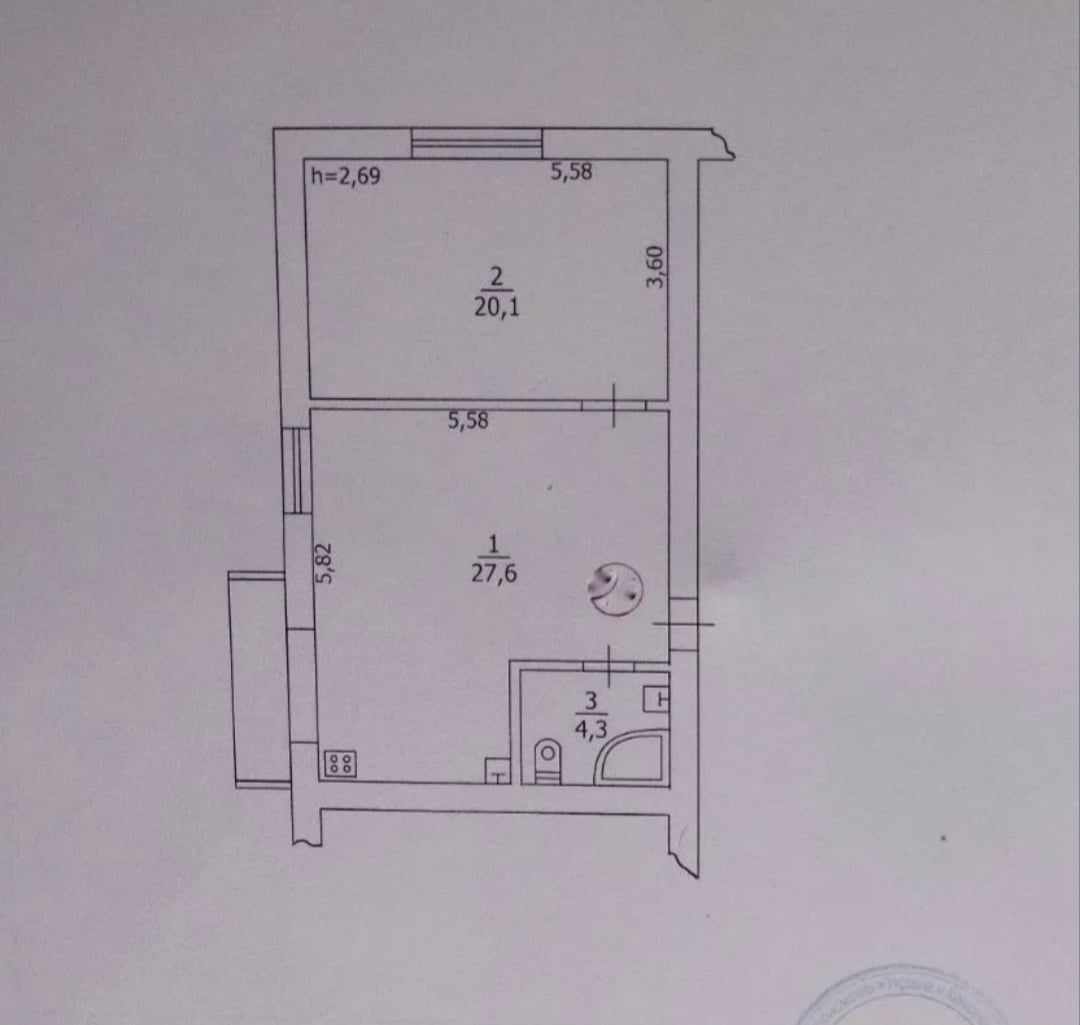 Продажа 2-комнатной квартиры 55 м², Бабкина ул., 4