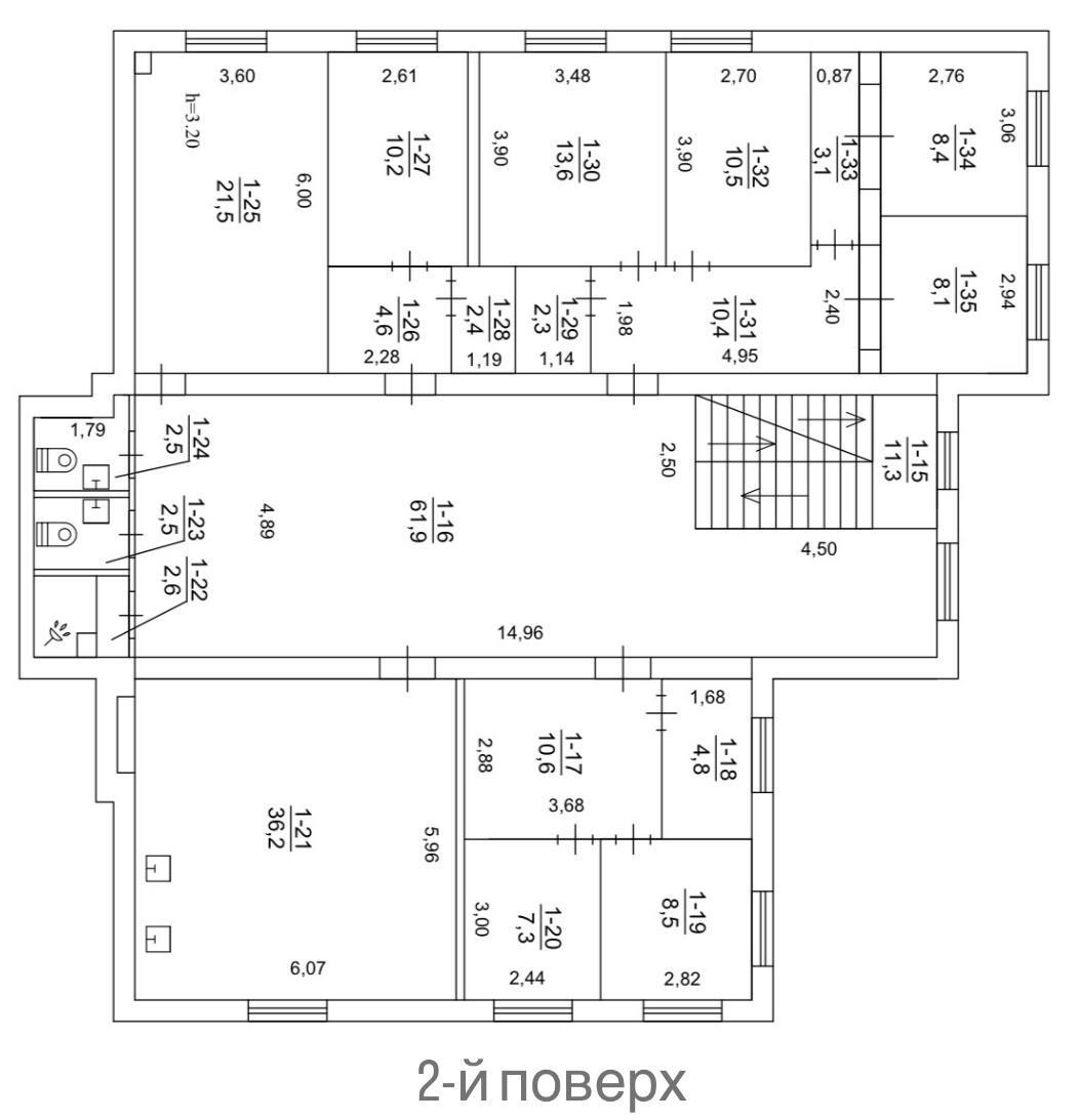 Оренда офісу 468 м², Гагаріна просп.