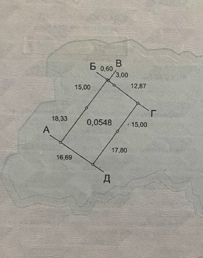 Продаж ділянки під індивідуальне житлове будівництво 5.48 соток