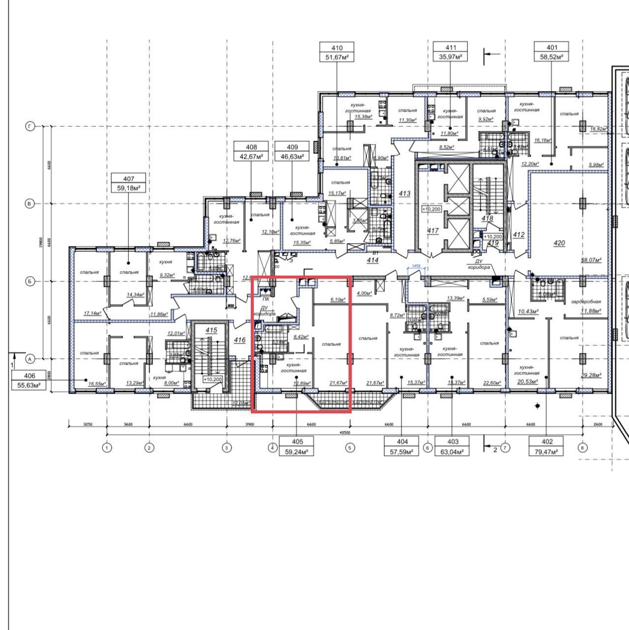 Продаж 2-кімнатної квартири 59.2 м², Європейська вул.