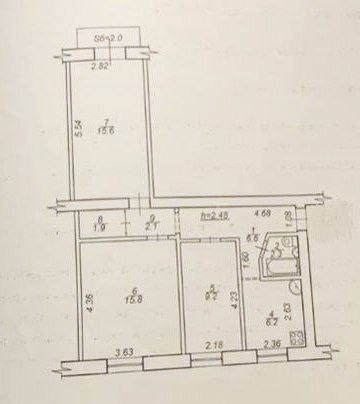 Продаж 3-кімнатної квартири 60.3 м², Бельгійська вул.