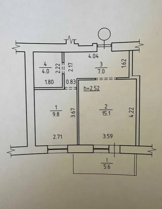 Продаж 1-кімнатної квартири 40.41 м², Прокоф'єва вул.