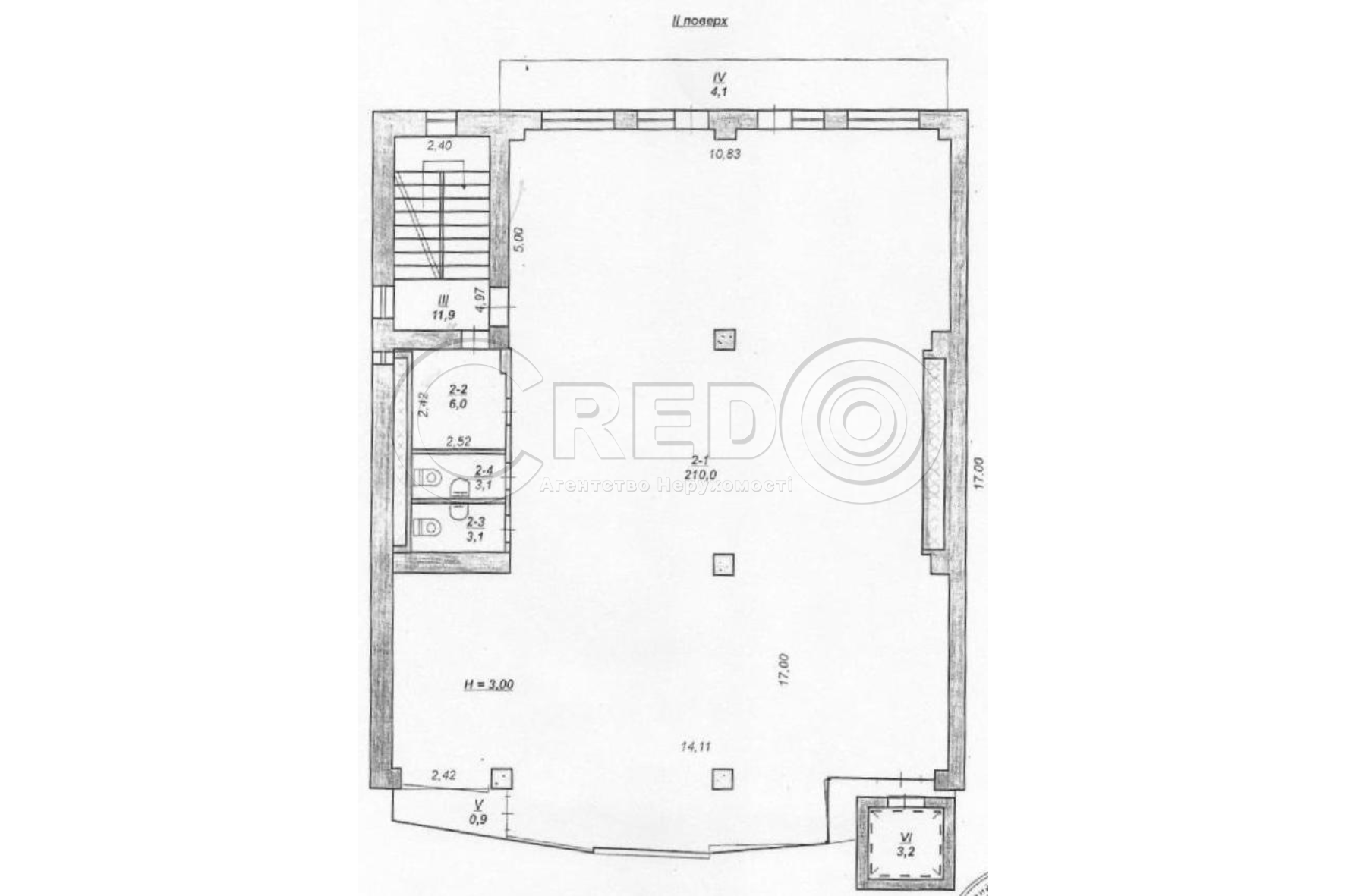 Продаж торговельного приміщення 242.3 м², Поштовий просп.